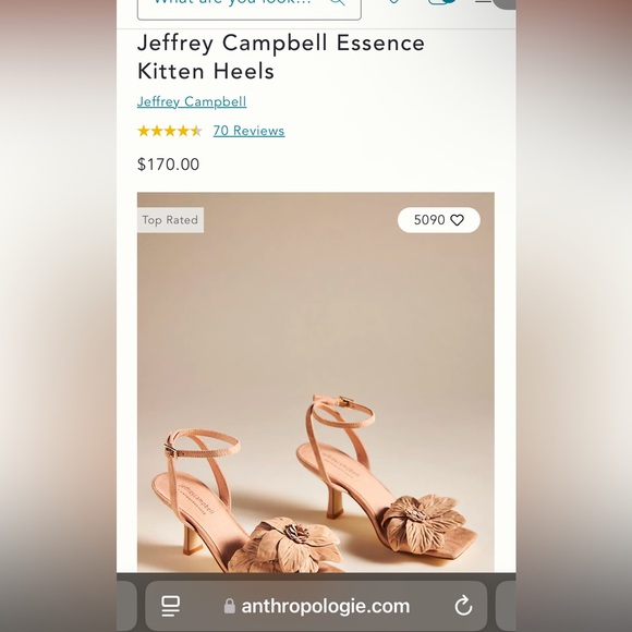 New Jeffrey Campbel Essence Kitten Heels Blue Suede Floral Anthro Womens - Picture 16 of 16